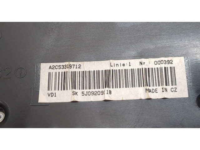 Панель приборов Skoda Fabia 2007-2010 1.2 Бензин