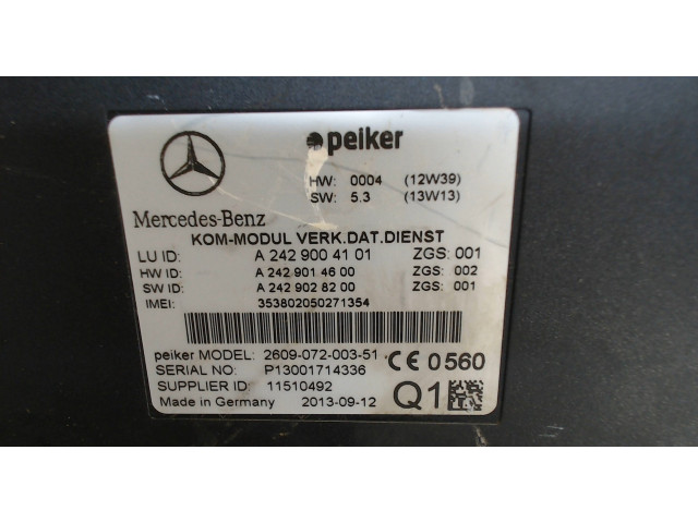 Блок комфорта  Mercedes E W212 2013-2016      2429004101    