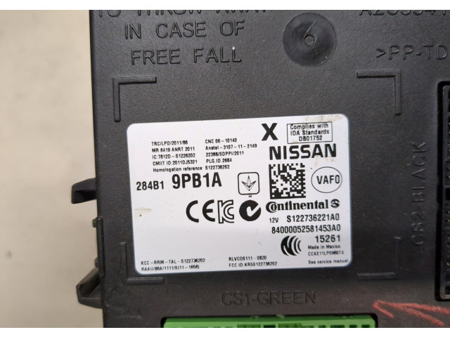 Блок комфорта Nissan Pathfinder 2012-2017 284B19PB1A