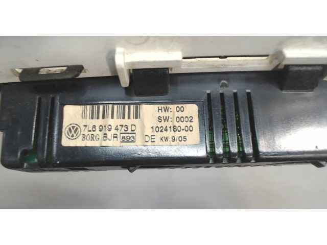 Дисплей бортового компьютера  Volkswagen Touareg 2002-2007 7L6919473        