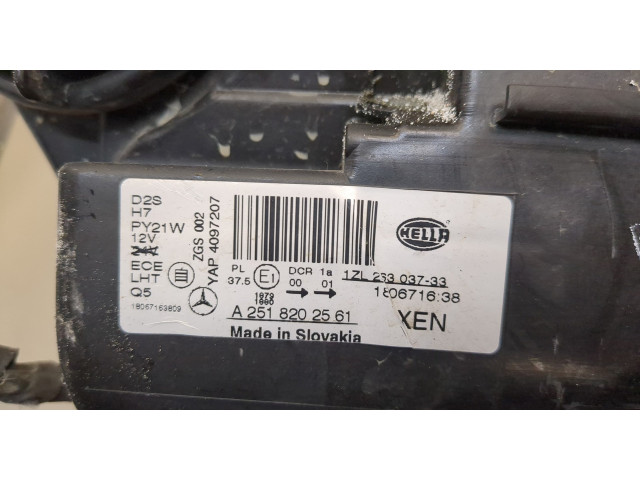 Фара передняя  Mercedes R W251 2005-2017 левая 