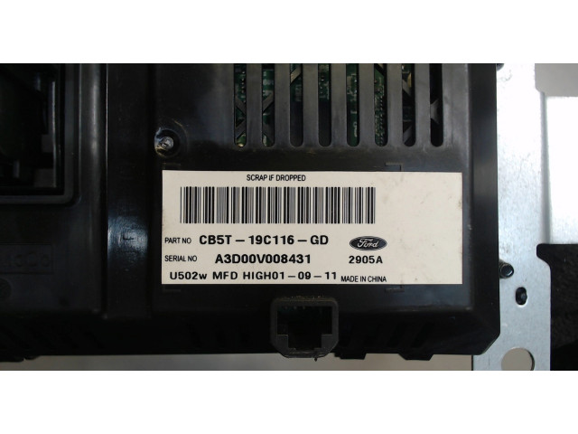 Дисплей бортового компьютера Ford Explorer 2010-2015 CB5T19C116GD