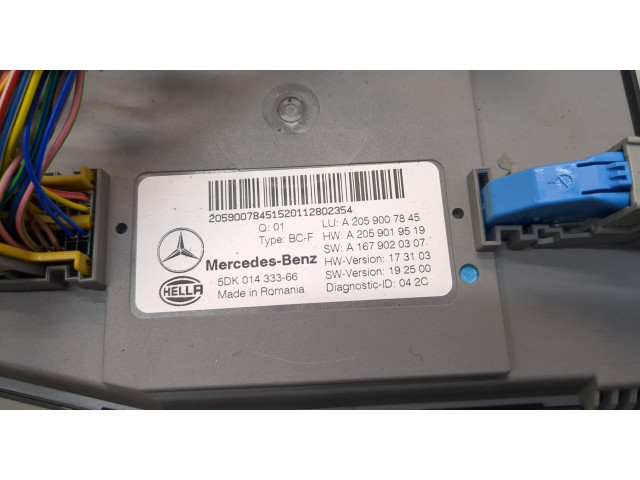 Блок предохранителей  Mercedes GLC X253 2015-2022      A2059007845   