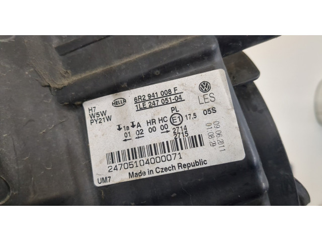 Фара передняя  Volkswagen Polo 2009-2014 правая 