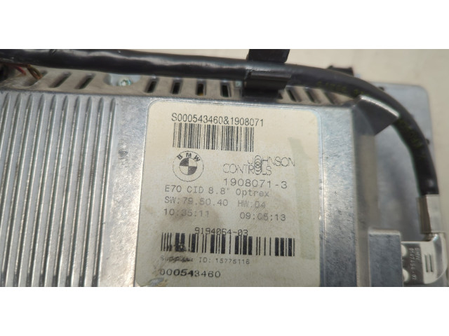 Дисплей бортового компьютера BMW X6 E71 2007-2014 65509194064, 9194064