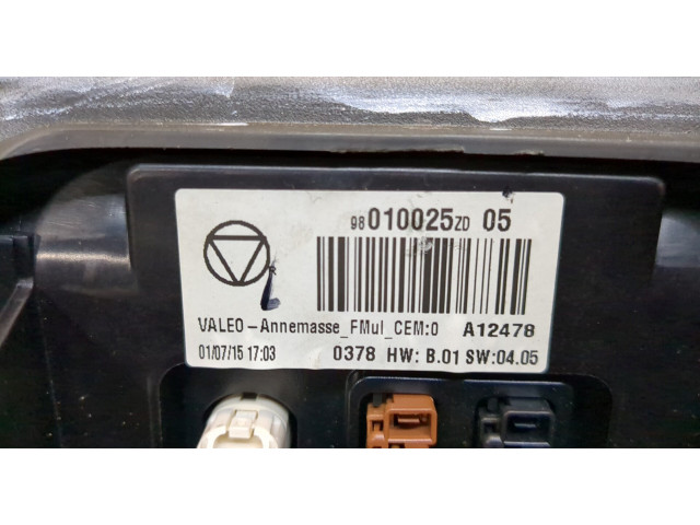 Дисплей мультимедиа Citroen C4 Cactus 98010025zd