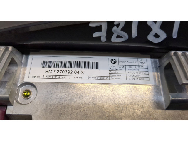 Дисплей бортового компьютера BMW 1 F20, F21 2011-2019 9270392