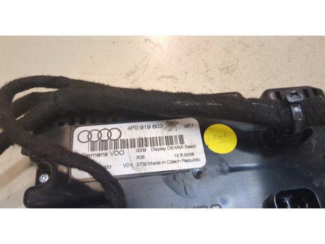 Дисплей бортового компьютера Audi A6 (C6) 2005-2011 4F0919603