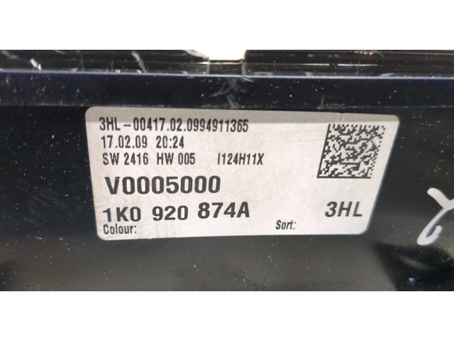 Панель приборов Volkswagen Golf 5 2003-2009 1K0920874A