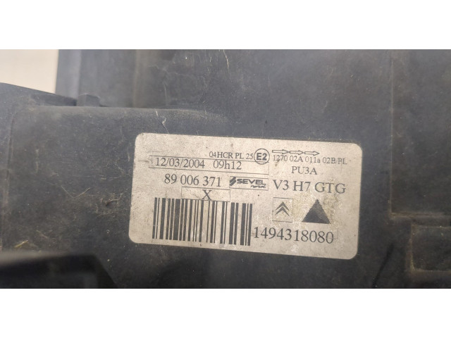 Фара передняя Citroen C8 2002-2008 левая