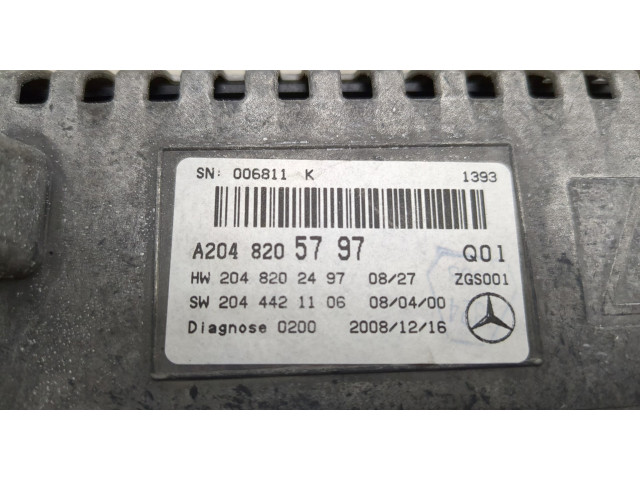 Дисплей мультимедиа  Mercedes GLK X204 2008-2015 A2048205797       