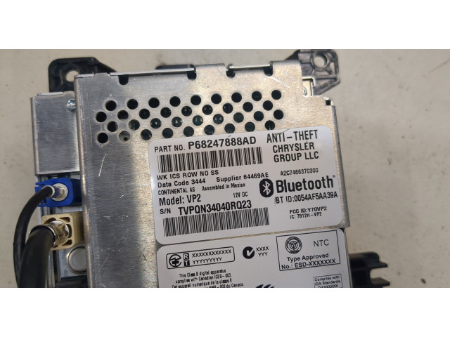 Дисплей бортового компьютера  Jeep Grand Cherokee 2013- P68247888AD         