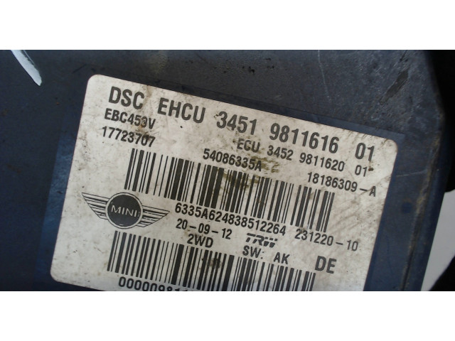 Блок АБС, насос (ABS, ESP, ASR) Mini Countryman (R60) 2010-2016