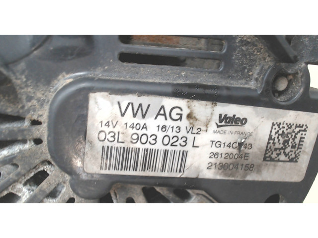 Генератор Skoda SuperB 2015- 04L903024S, 03L903023L 2.0 дизель