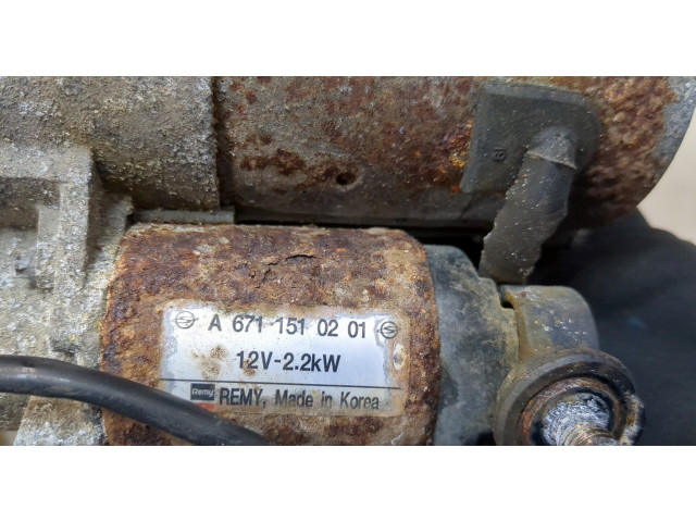 Стартер  SsangYong Korando 2010-      