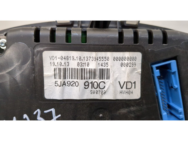 Панель приборов  Skoda Rapid       5ja920910c     