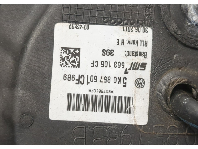 Зеркало боковое Volkswagen Golf 6 2009-2012 левое 5K0857507AD, 5K0857521B, 5K0857537