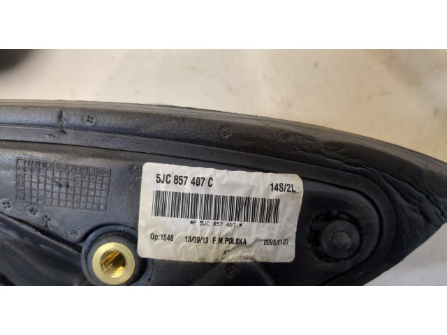 Зеркало боковое  Skoda Rapid  левое           5JC857507C, 5JA857537, 5JA857521C