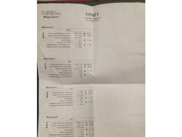 Форсунка топливная Citroen Berlingo 2002-2008 1980F0