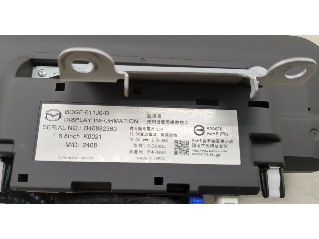 Дисплей мультимедиа Mazda 3 (BP) 2019-2025 BDGF611J0D