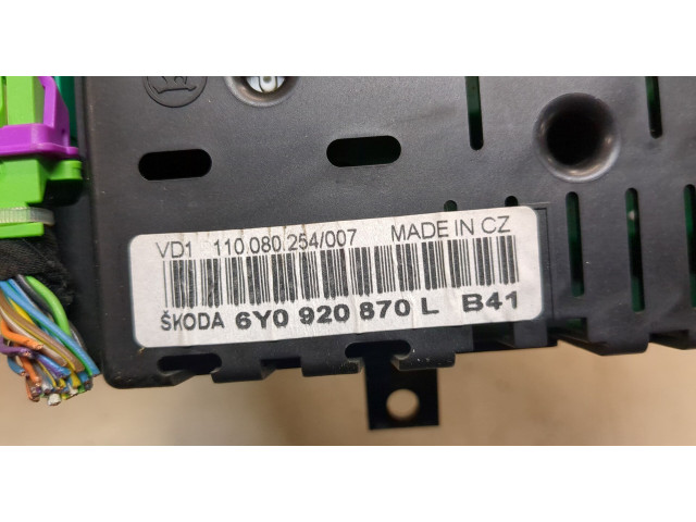 Панель приборов Skoda Fabia 1999-2004