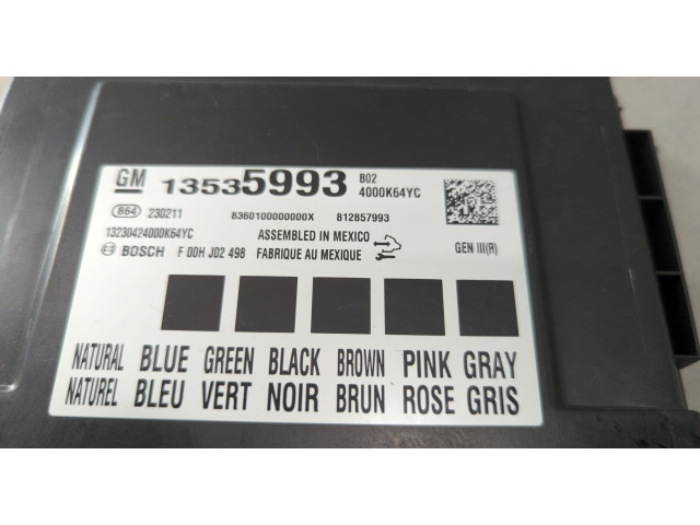 Блок комфорта  Chevrolet Blazer 2018-2023      13535993  