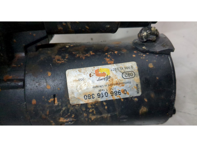 Стартер  Mercedes C W202 1993-2000   0986016380   