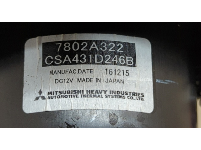 Моторчик печки Mitsubishi Outlander 2012-2021 7802A322 7802A322