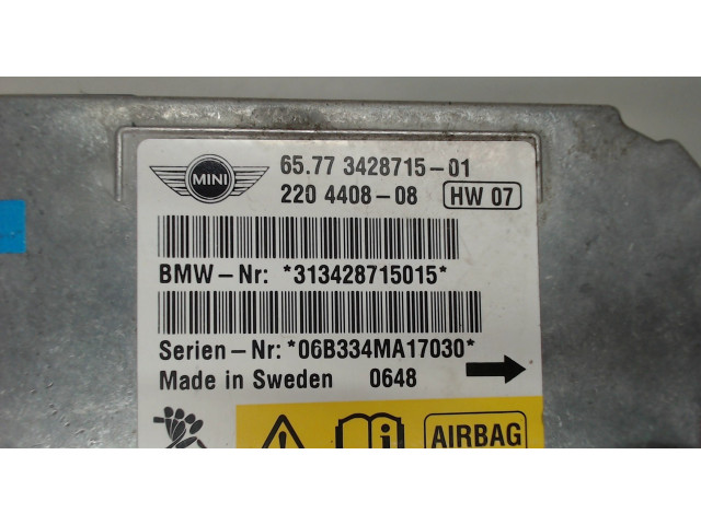Блок управления подушками безопасности Mini Cooper (R56/R57) 2006-2013