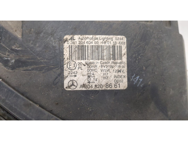 Фара передняя Mercedes C W204 2006-2015 правая