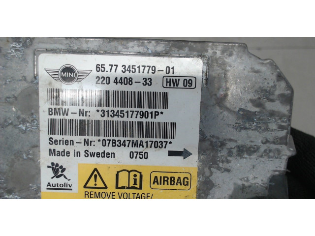 Блок управления подушками безопасности Mini Cooper (R56/R57) 2006-2013