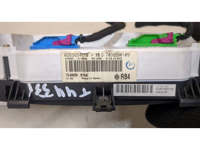 Панель приборов  Volkswagen Touareg 2002-2007            