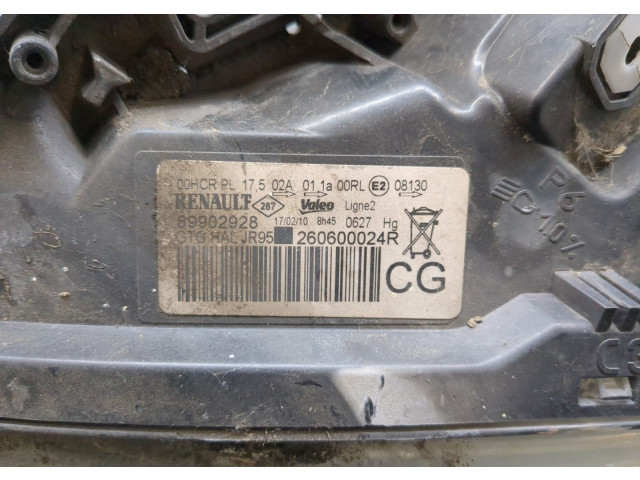 Фара передняя  Renault Scenic 2009-2012 левая 