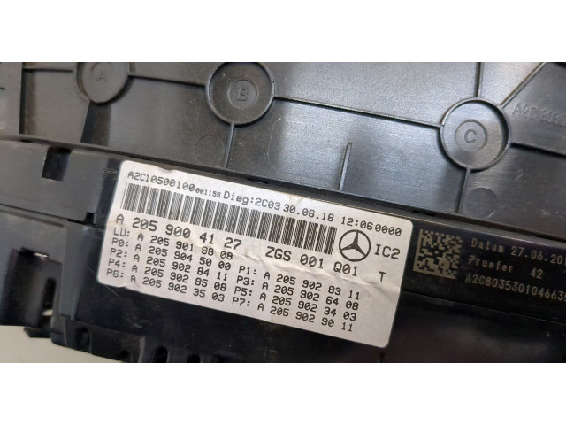 Панель приборов  Mercedes GLC X253 2015-2022       A2059004127     