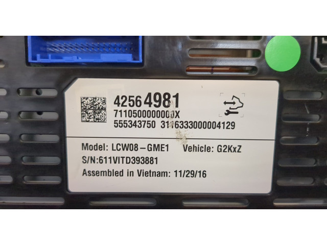 Панель приборов Chevrolet Bolt 2016- 42564981