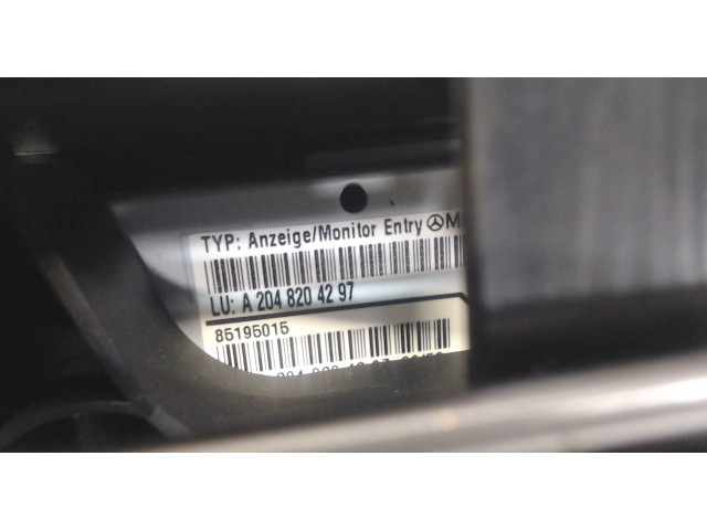 Дисплей бортового компьютера  Mercedes C W204 2007-2013 a2048204297         