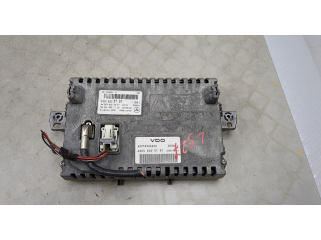 Дисплей мультимедиа  Mercedes GLK X204 2008-2015 A2048205797       