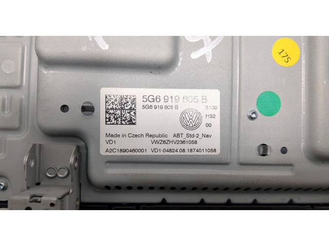 Дисплей мультимедиа  Volkswagen Tiguan 2016-2020 5G6919605B, A2C189046001        