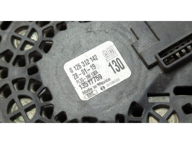 Генератор GMC Terrain 2017-2024 13535009