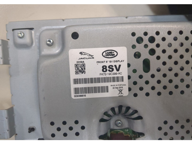 Дисплей бортового компьютера Jaguar XE 2015- FK7219C299AC