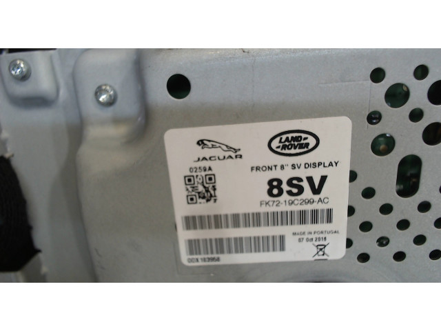 Дисплей бортового компьютера  Land Rover Range Rover Evoque 2015-2018 FK7219C299AC           