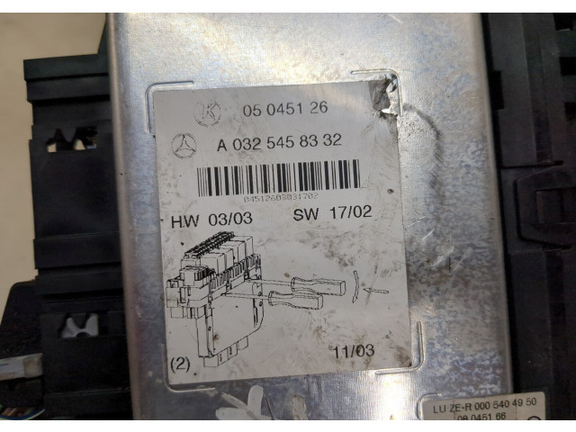 Блок предохранителей  Mercedes S W220 1998-2005      a0325458332     3.2