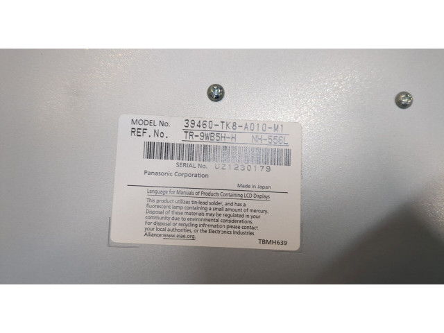 Дисплей мультимедиа Honda Odyssey USA 2010-2017 39460-TK8