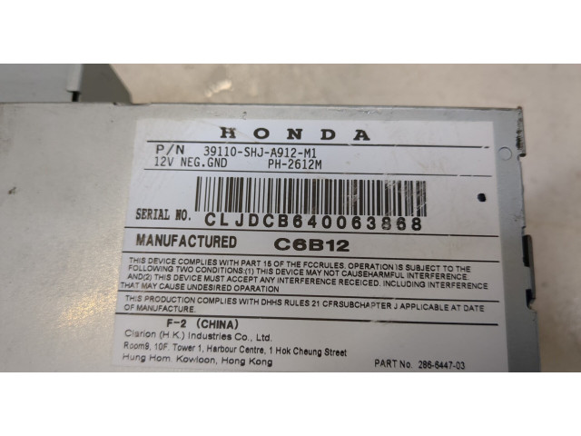 Дисплей мультимедиа Honda Odyssey 2004- 39110SHJA912