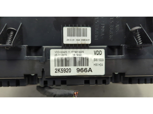 Панель приборов Volkswagen Caddy 2015- 2K5920966A