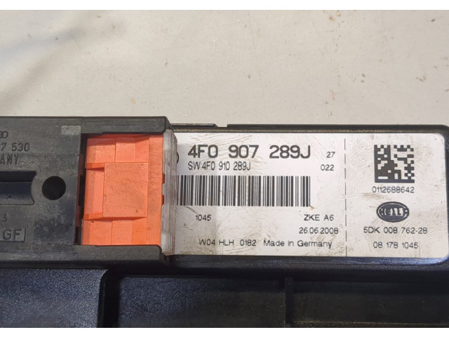 Блок комфорта  Audi A6 (C6) 2005-2011      4f0907289j    