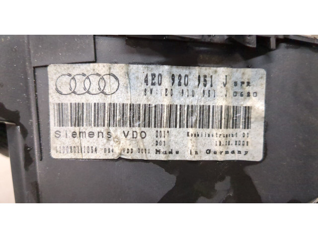 Панель приборов Audi A8 (D3) 2007-2010