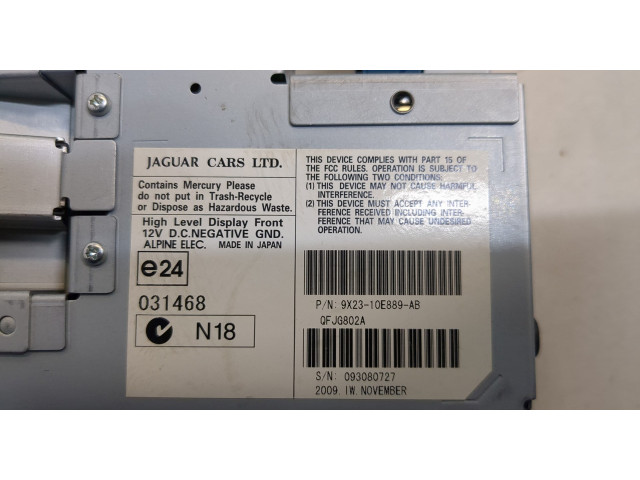 Дисплей бортового компьютера Jaguar XF 2007-2015 9X2310E889AB