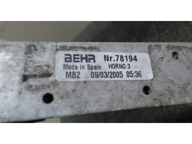 Интеркулер  Peugeot 607 2.7  0384H9    