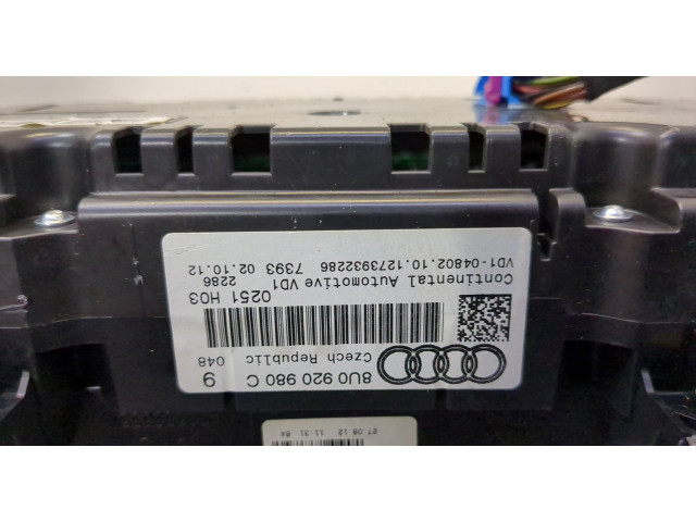 Панель приборов Audi Q3 2011-2018 8U0920980C